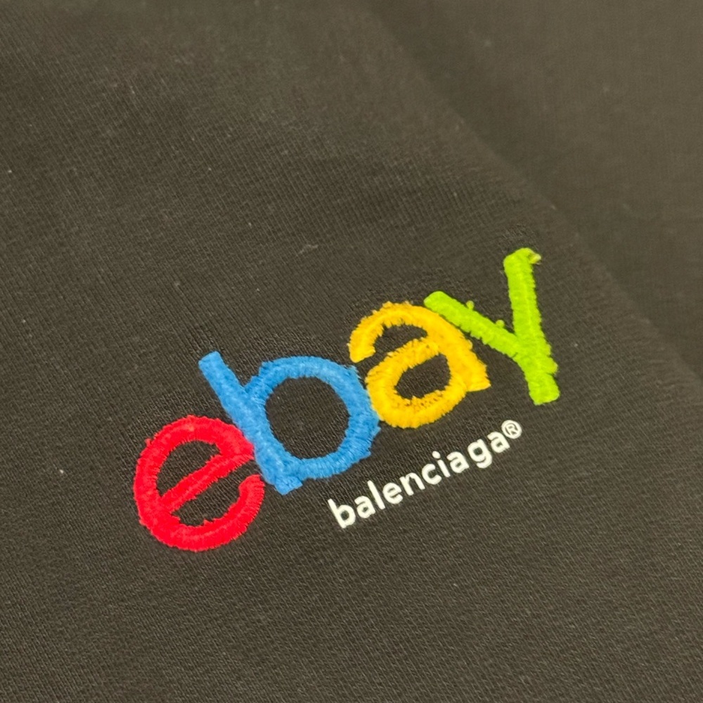 Balenciaga Ebay Sweatpants Baggy Black Size Small - Picture 3 of 7